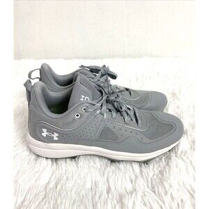 Under Armour Softball Cleats Women’s Size 8.5 Gray Sisterhood Microtips